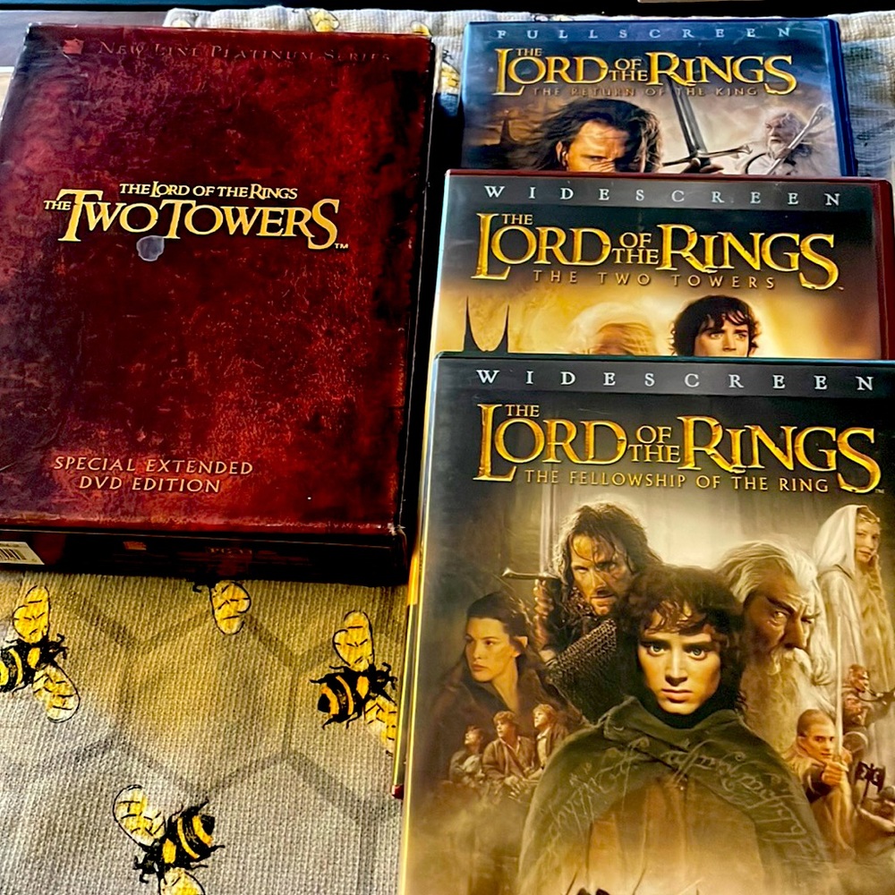 Lord of the rings dvds